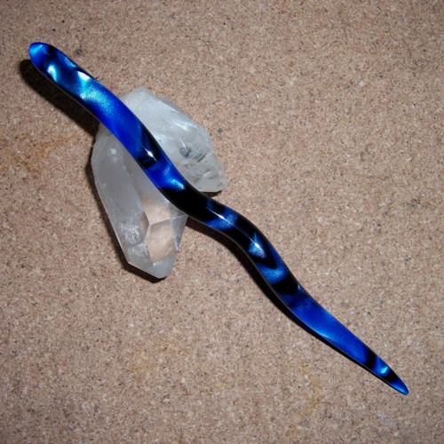 Ketylo Acrylic - Blue Black Hair Stick from Long Haired Jewels